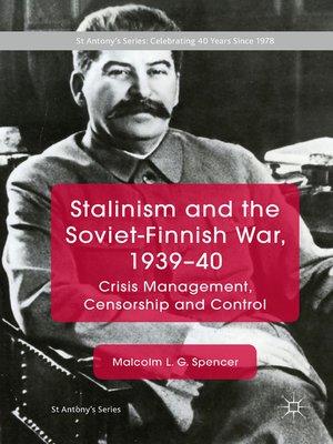 cover image of Stalinism and the Soviet-Finnish War, 1939–40